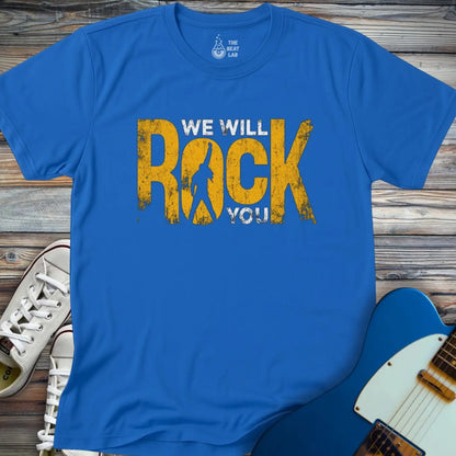 We Will Rock You T-shirt - Royal / S - T-Shirt