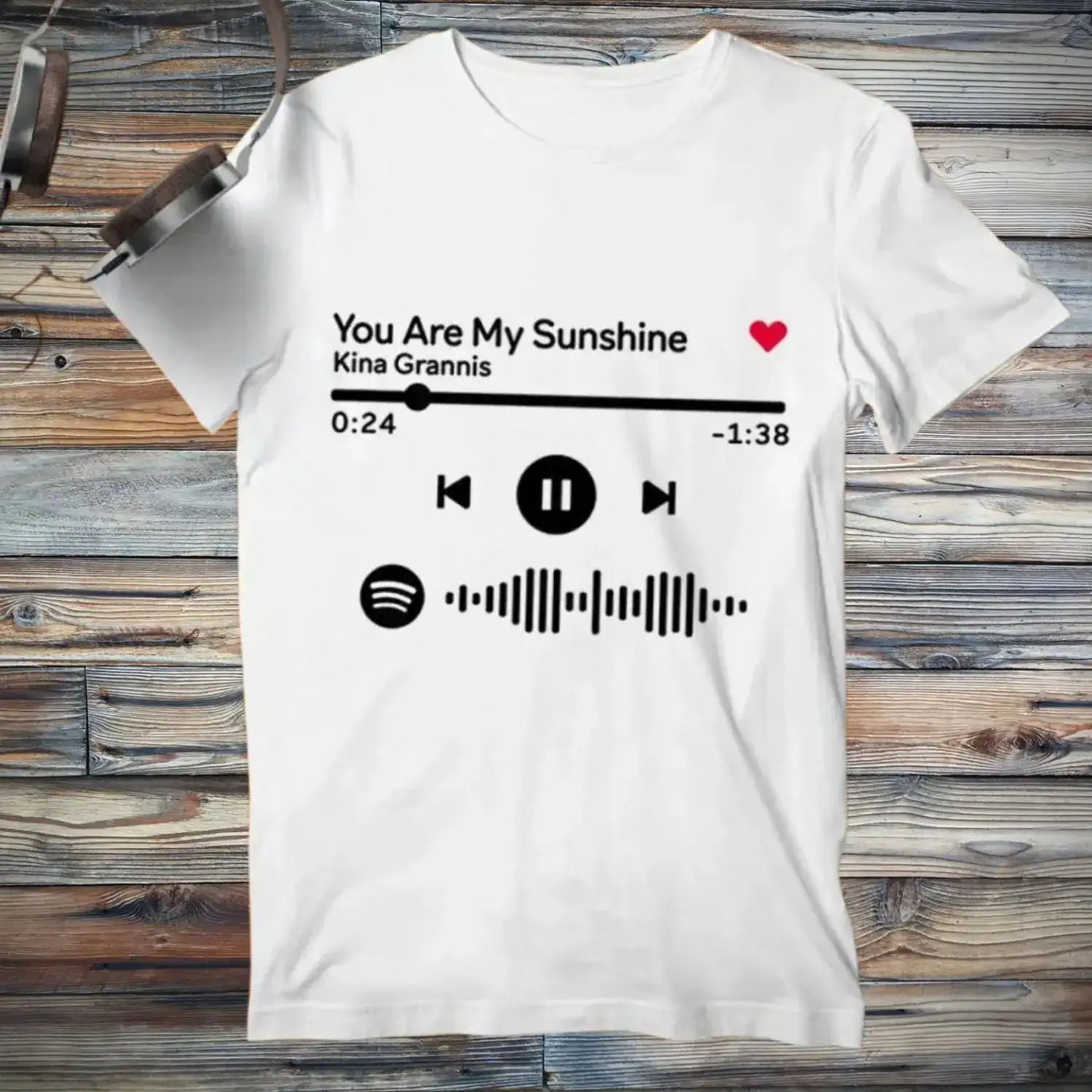 Wear Your Personalized Song T-shirt