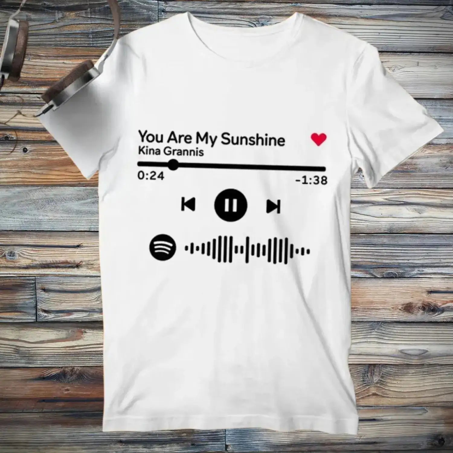 Wear Your Personalized Song T-shirt