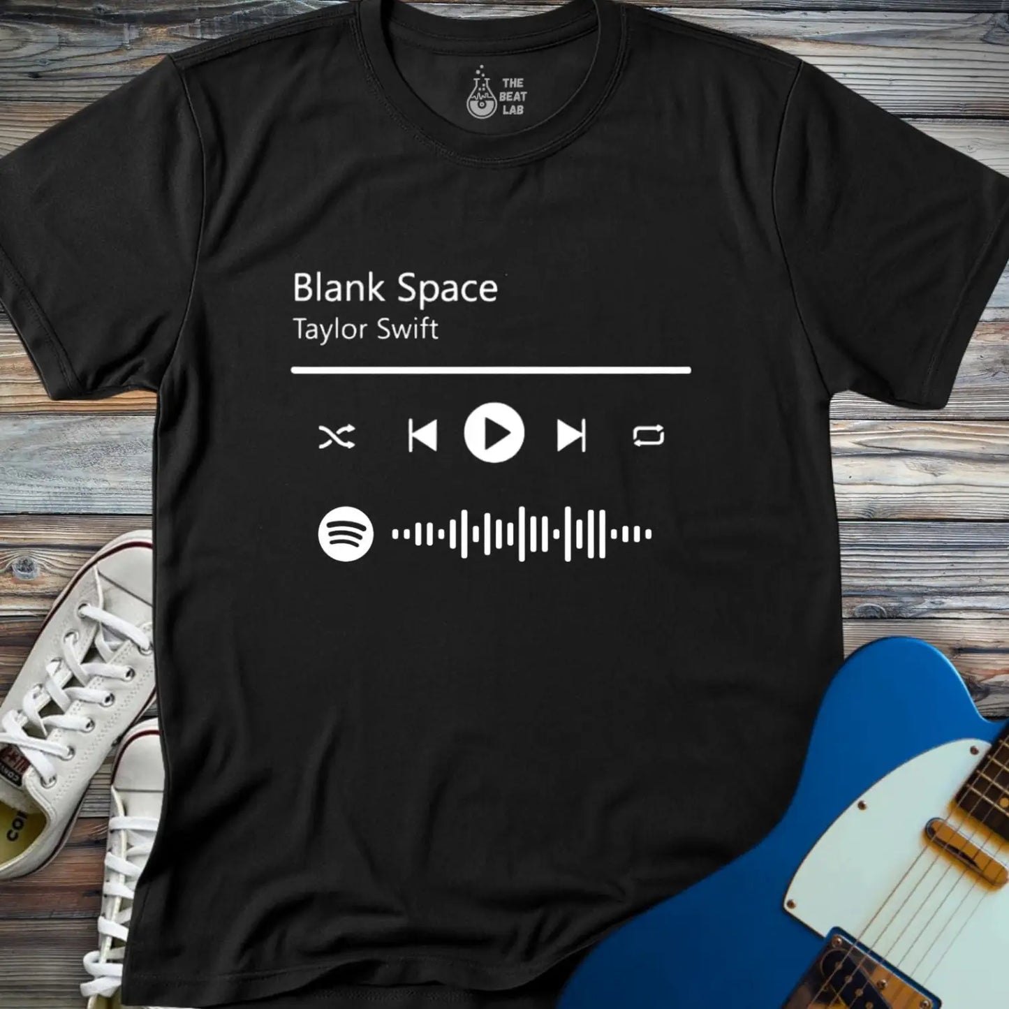 Wear Your Personalized Song T-shirt - Black / S - T-Shirt
