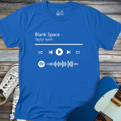 Wear Your Personalized Song T-shirt - Royal / S - T-Shirt