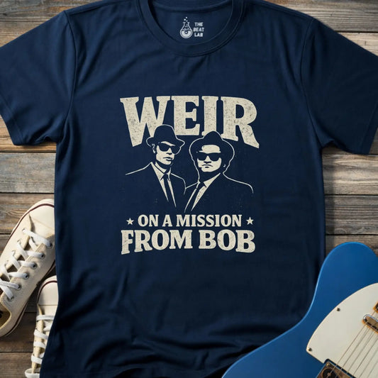 Weir on a Mission From Bob T-shirt - Navy / S - T-Shirt