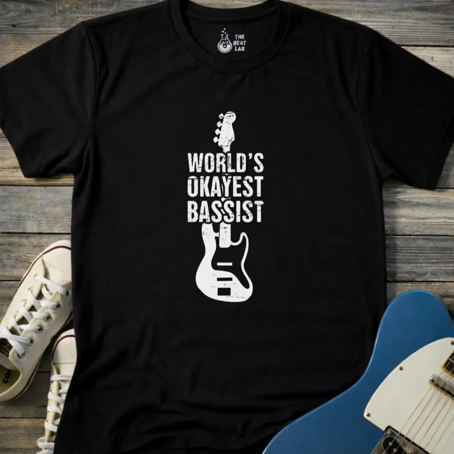World’s Okayest Bassist (II) T-shirt - Black / S - T-Shirt