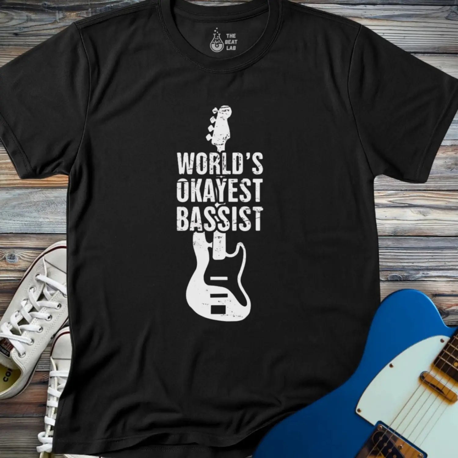 World’s Okayest Bassist (II) T-shirt - Black / S - T-Shirt