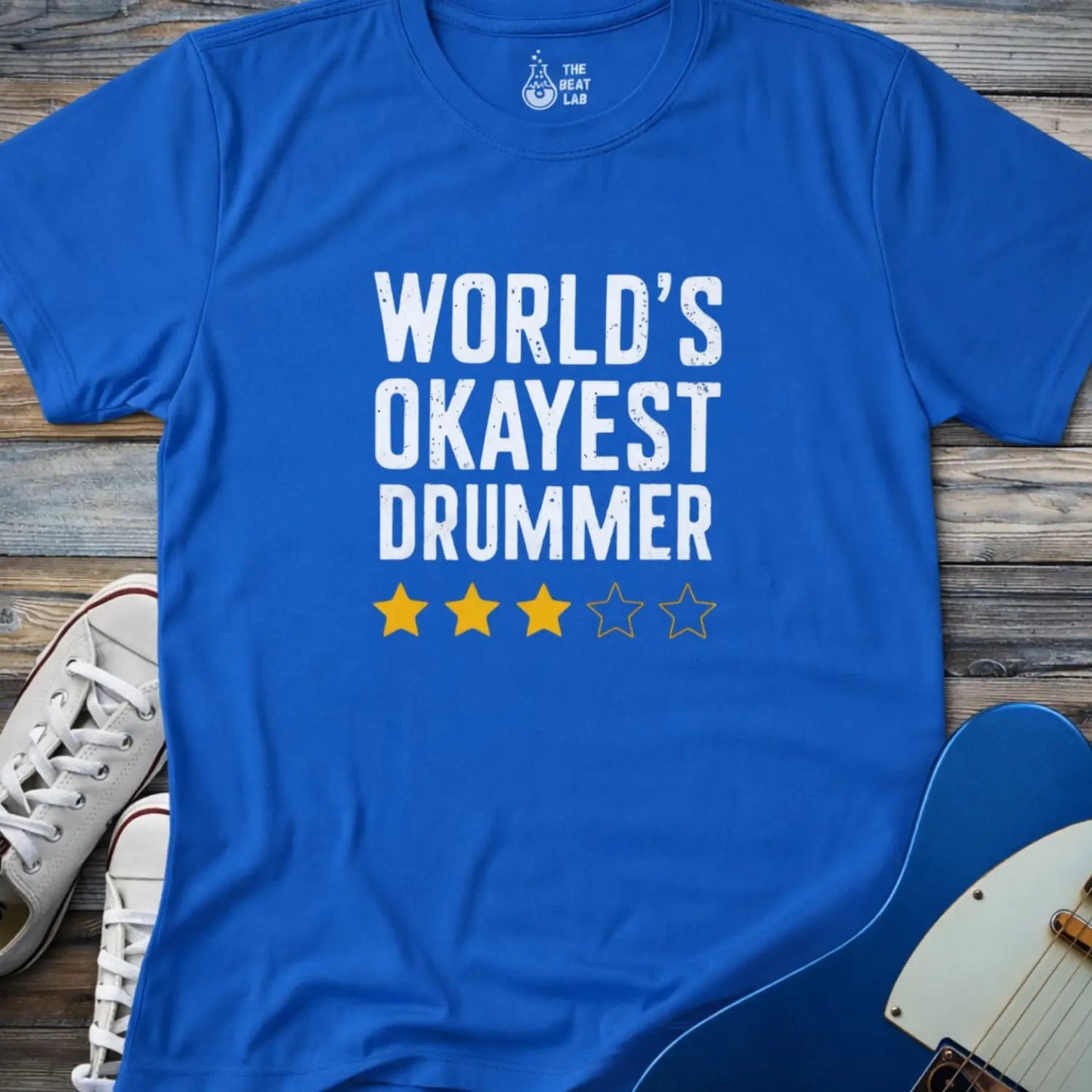 World’s Okayest Drummer T-shirt - T-Shirt