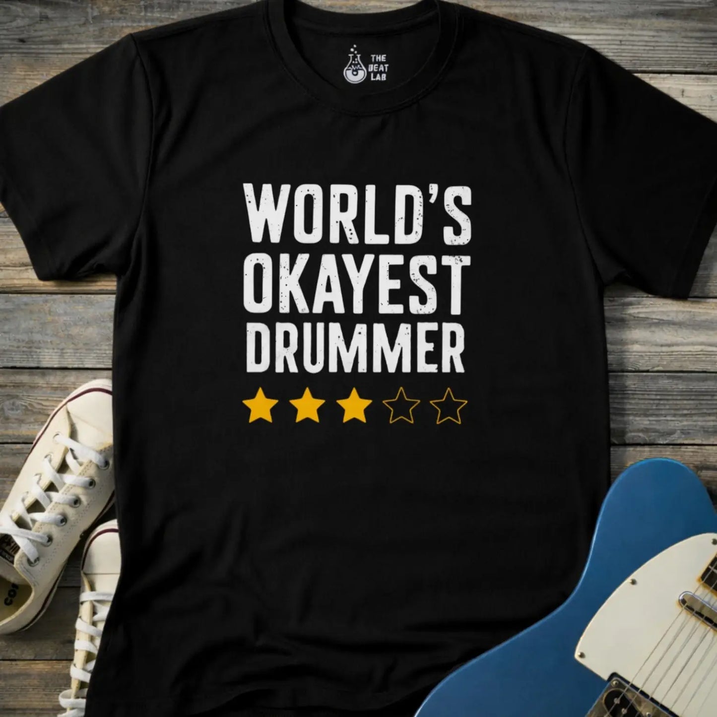 World’s Okayest Drummer T-shirt - T-Shirt