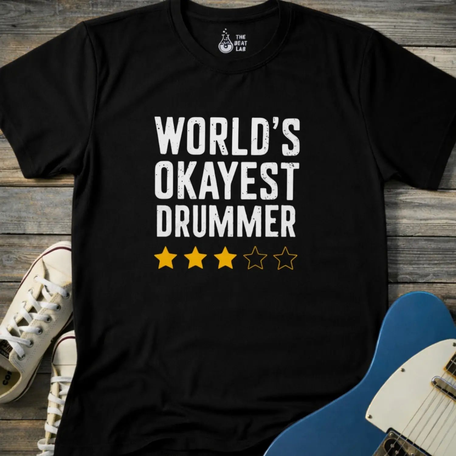 World’s Okayest Drummer T-shirt - T-Shirt