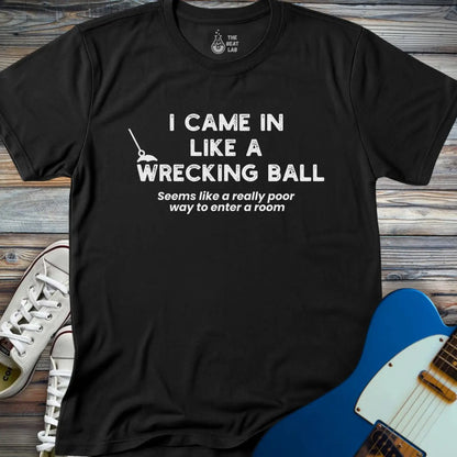 Wrecking Ball T-shirt - Black / S - T-Shirt