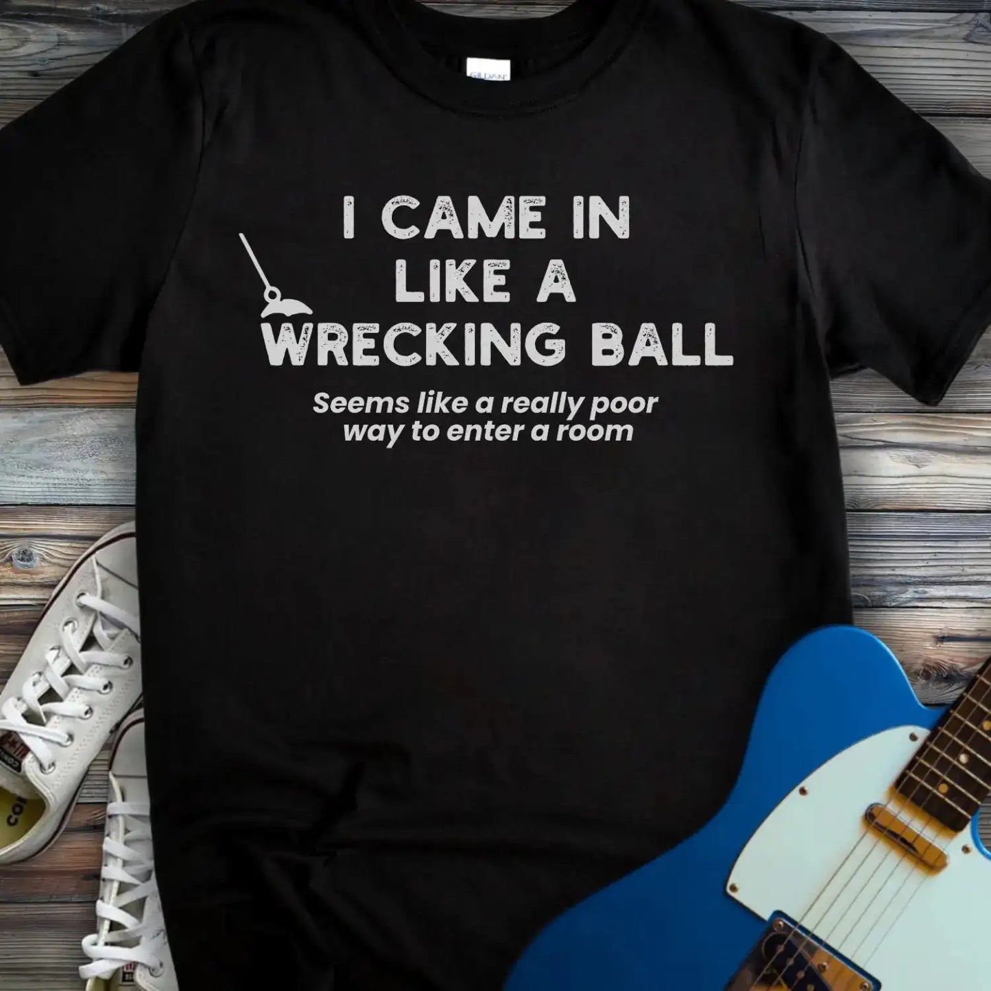 Wrecking Ball T-shirt Black