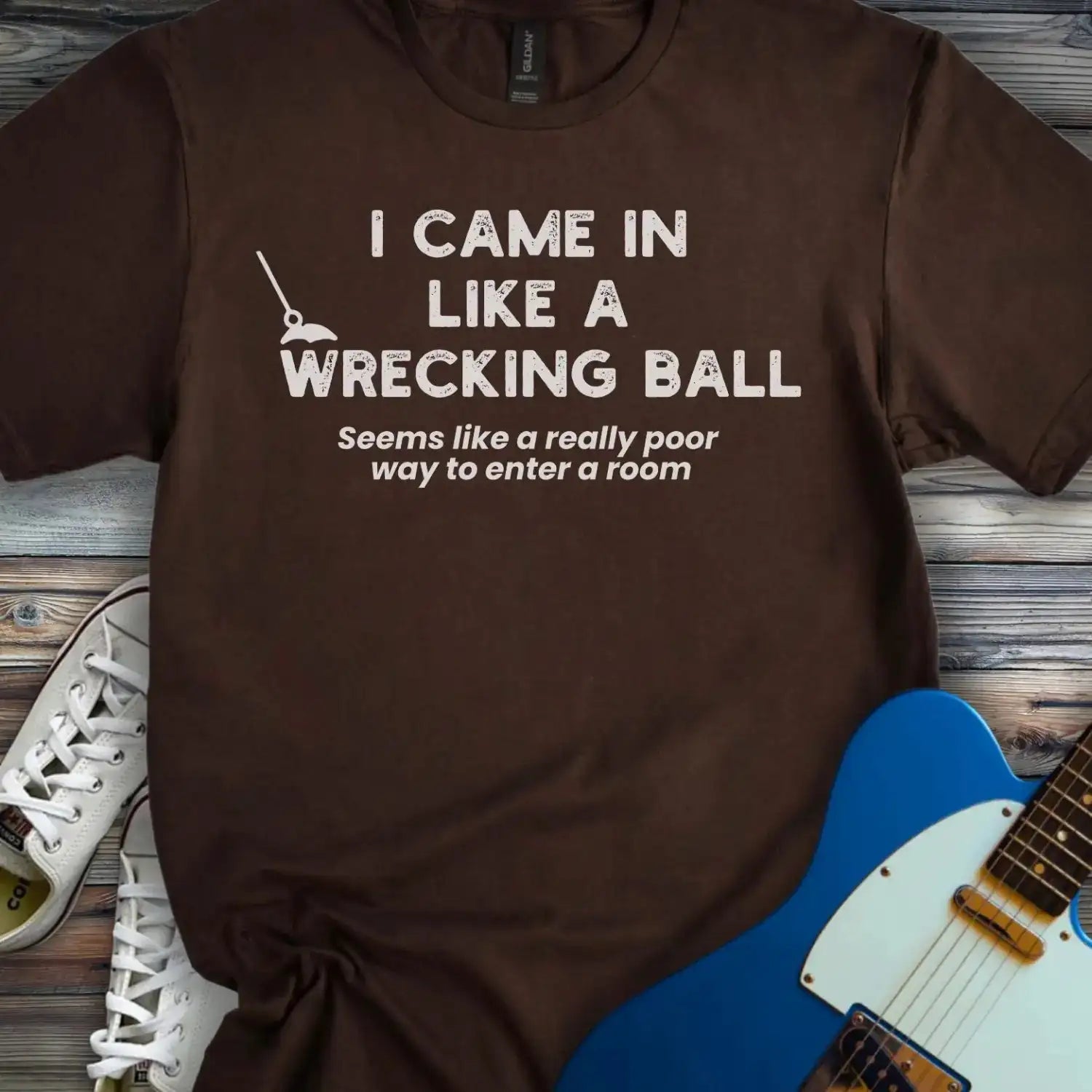 Wrecking Ball T-shirt Dark Chocolate