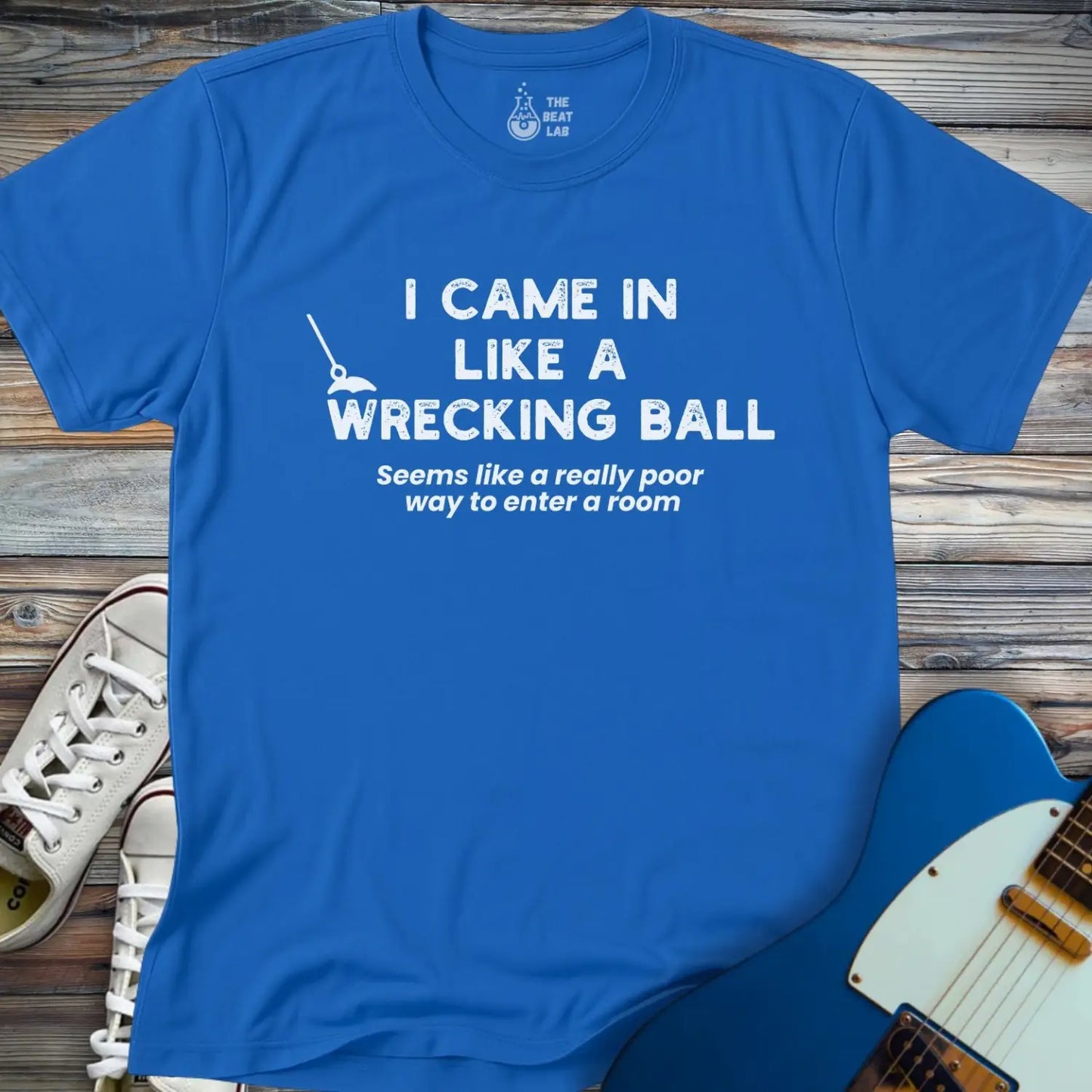 Wrecking Ball T-shirt - Royal / S - T-Shirt