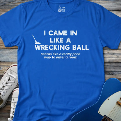 Wrecking Ball T-shirt - Royal / S - T-Shirt