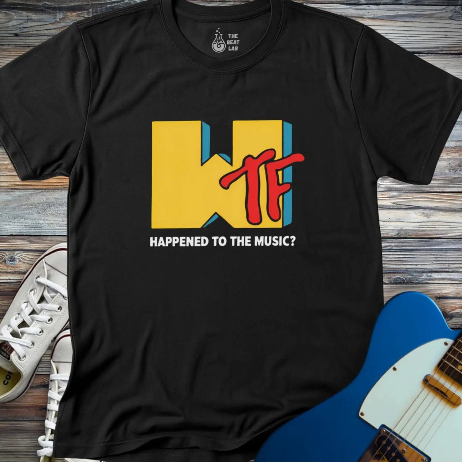 WTF Happened T-shirt - Black / S - T-Shirt