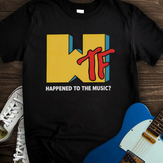 WTF Happened T-shirt Black