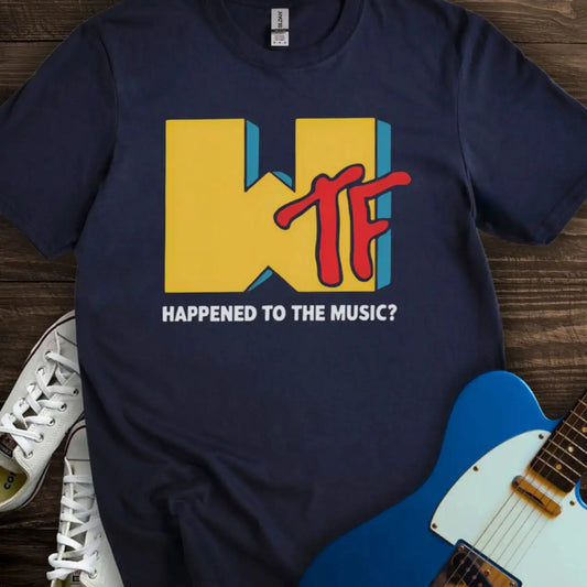 WTF Happened T-shirt Navy