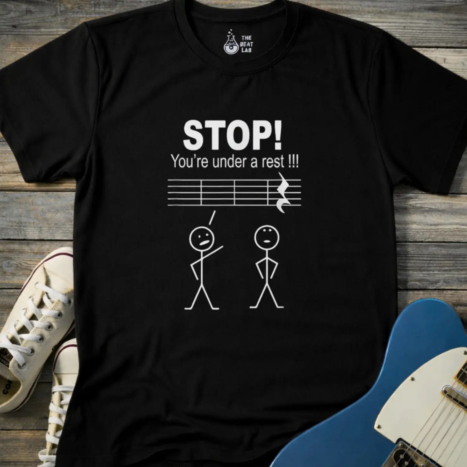 You’re Under a Rest T-shirt - Black / S - T-Shirt