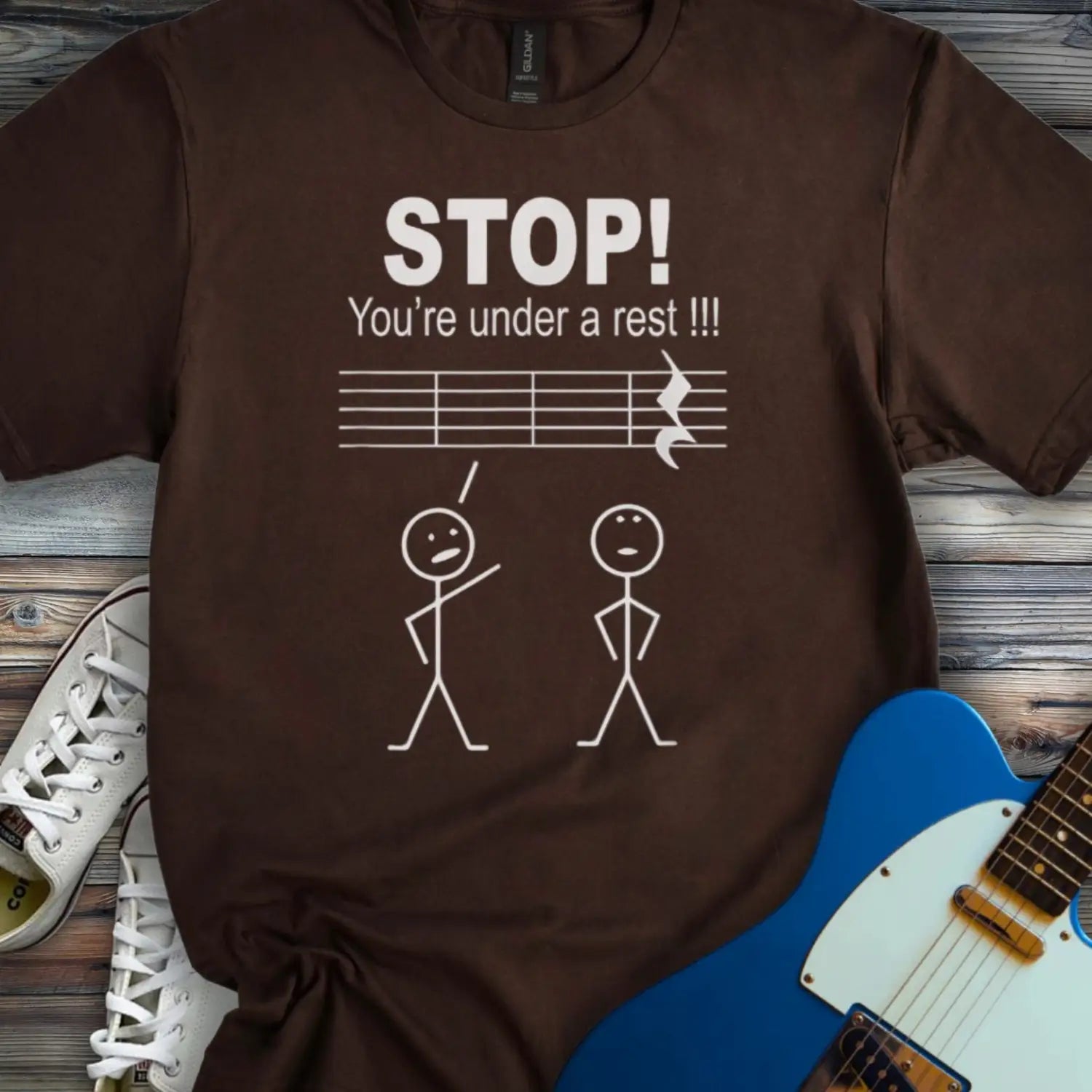 You’re Under a Rest T-shirt - Dark Chocolate / S - T-Shirt