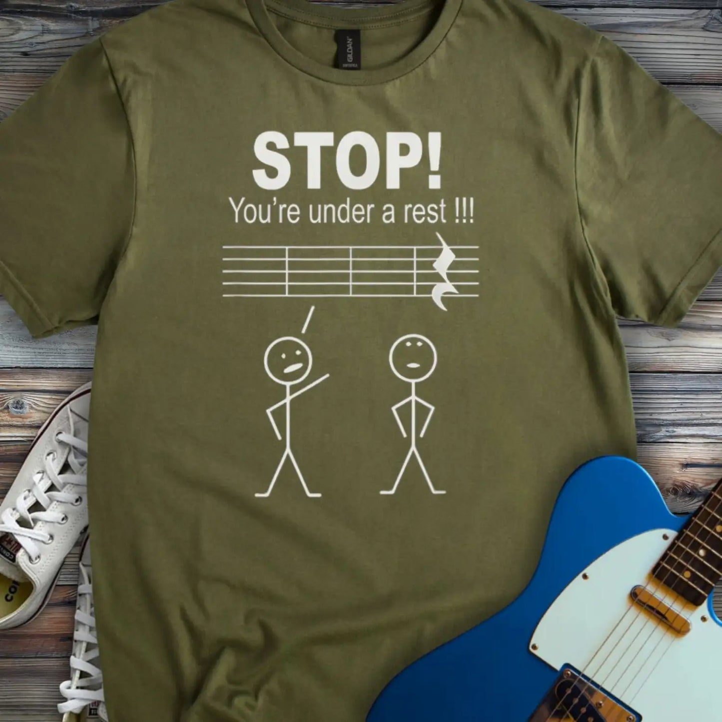 You’re Under a Rest T-shirt - Military Green / S - T-Shirt