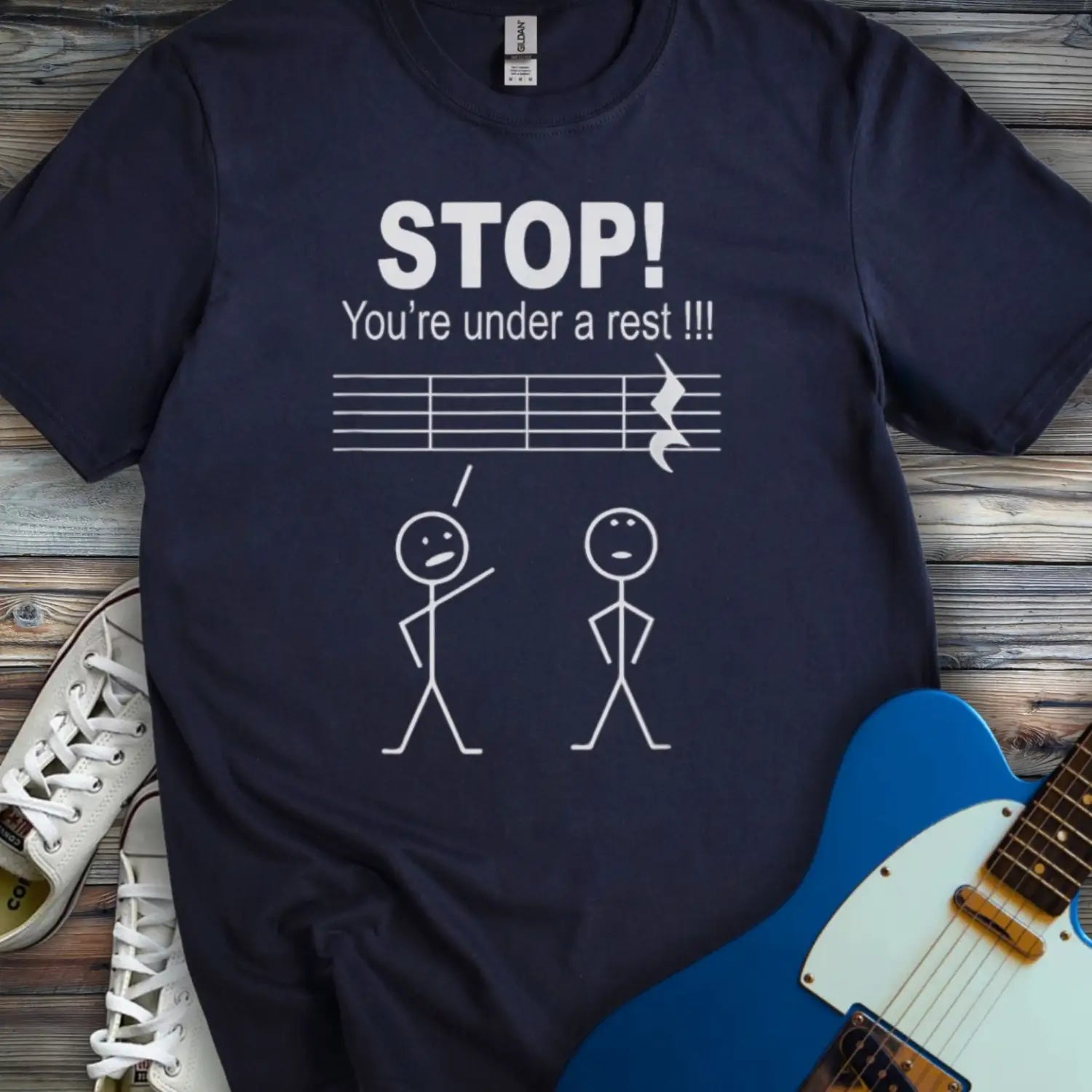 You’re Under a Rest T-shirt - Navy / S - T-Shirt