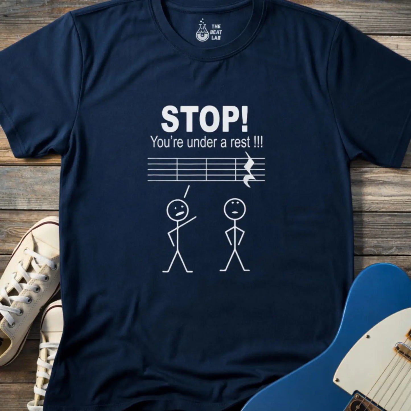 You’re Under a Rest T-shirt - Navy / S - T-Shirt