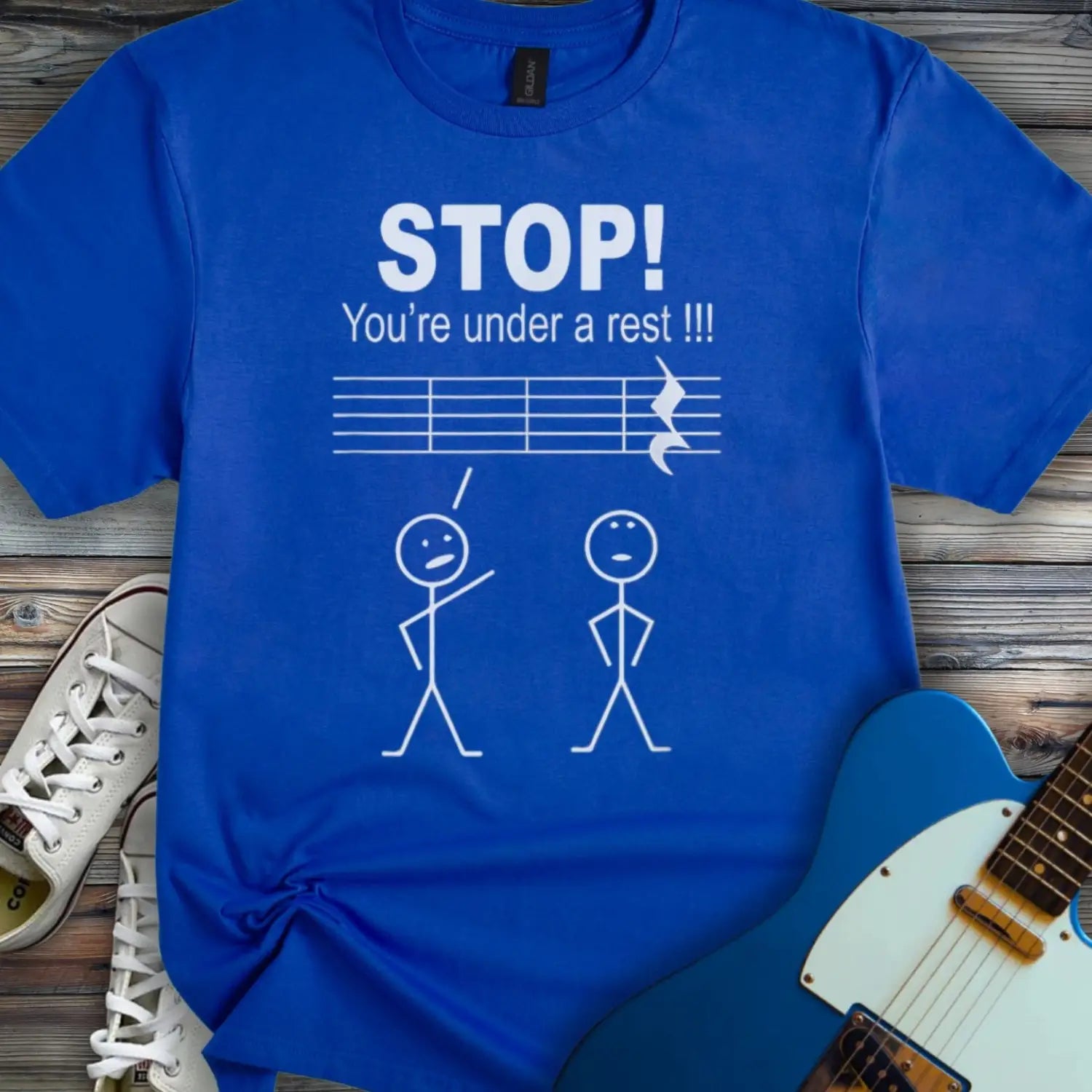 You’re Under a Rest T-shirt - Royal / S - T-Shirt